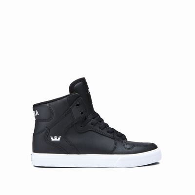 Gyerek Supra VAIDER Magasszárú Cipő HU047632 Fekete/Fehér